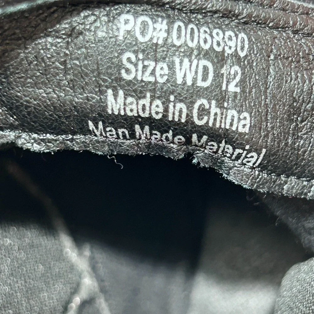 Vance Co Marshall Wide Width Chelsea Men's Black Boots US  Size WD 12‎ - No Box